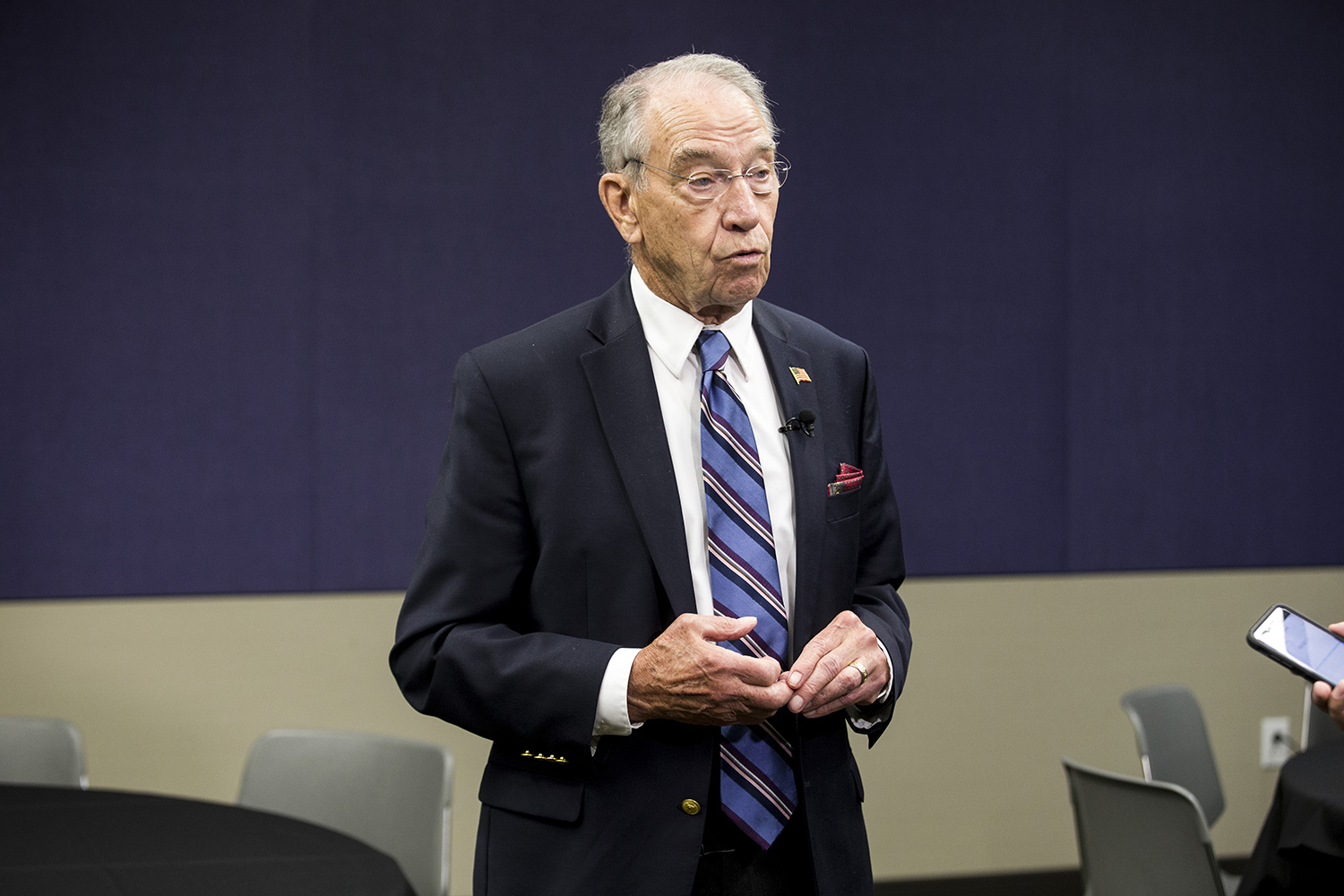 Sen. Chuck Grassley Says Lower Approval Rating Will Not Be A Factor In ...