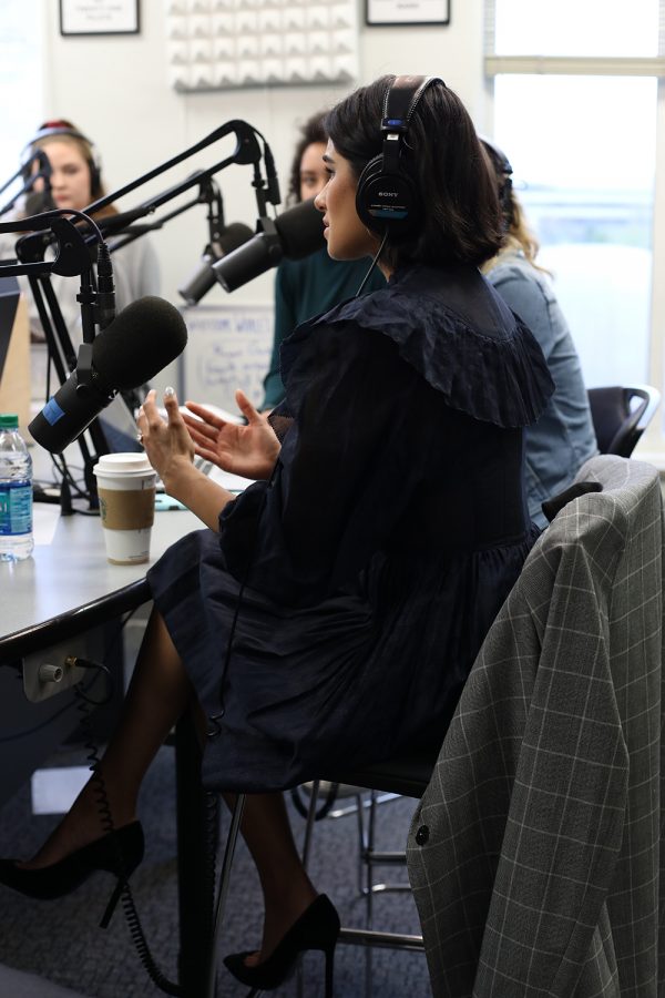 Diane Guerrero during her interview with KRUI to discuss her book and her lecture at the University on Tuesday, April 30. 