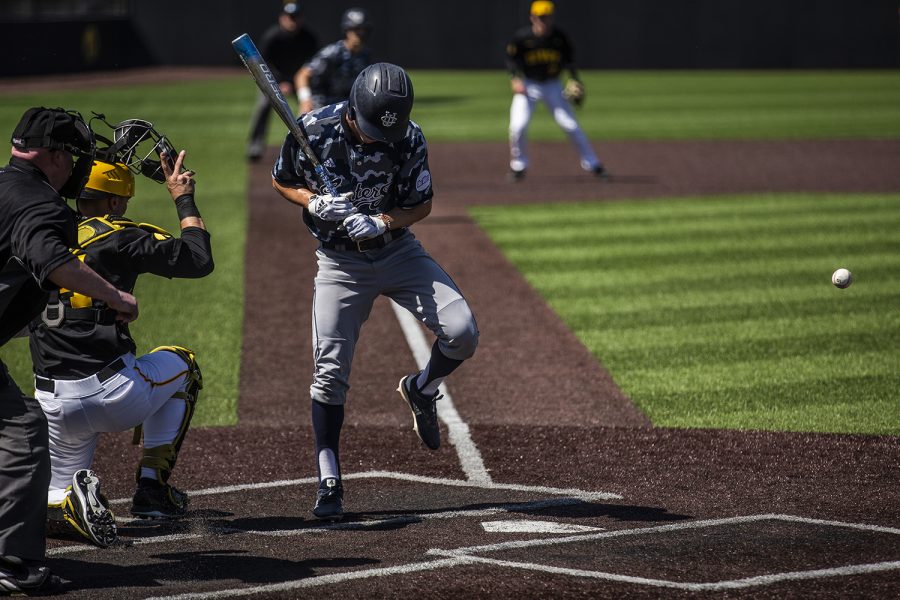during the game against UC Irvine at Duane Banks Field on Saturday, May 4, 2019. The Hawkeyes defeated the Anteaters 1-0.