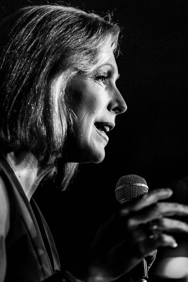 Sen. Kirsten Gillibrand, D-N.Y., speaks to community members during a campaign event at The Mill in Iowa City on Thursday July 25, 2019. Sen. Gillibrand stopped in Iowa City as she campaigns for the Democratic Partys Nomination for the 2020 Presidential election.