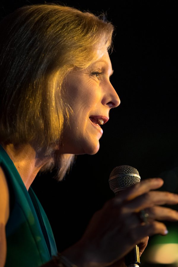 Sen. Kirsten Gillibrand, D-N.Y., addresses community members during a campaign event at The Mill in Iowa City on Thursday July 25, 2019. Sen. Gillibrand stopped in Iowa City as she campaigns for the Democratic Partys Nomination for the 2020 Presidential election.
