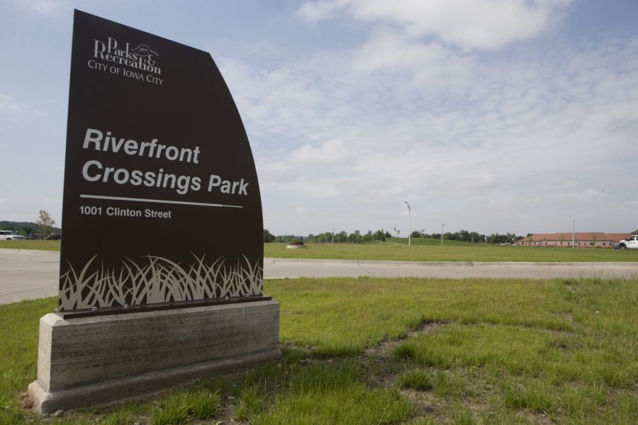 Riverfront Crossings Park is seen on June 18, 2019. (Emily Wangen/The Daily Iowan)