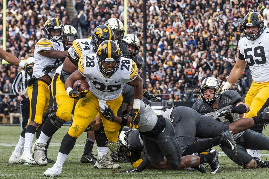Iowa+running+back+Toren+Young+runs+the+ball+during+the+Iowa%2FPurdue+game+at+Ross-Ade+Stadium+in+West+Lafayette%2C+Ind.+on+Saturday%2C+November+3%2C+2018.+The+Boilermakers+defeated+the+Hawkeyes+38-36.