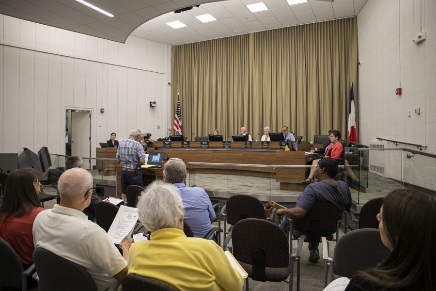 City council members listen to community concerns at City Hall on Tuesday, September 3, 2019. 