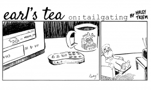 Cartoon: Earls Tea on: Tailgating