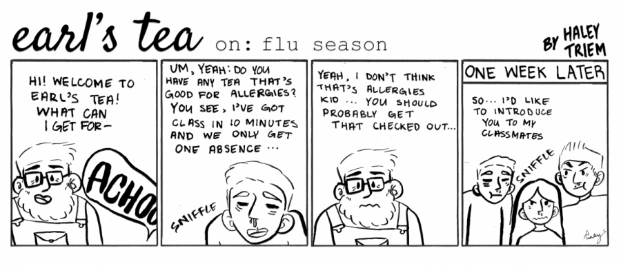 Cartoon: Earls Tea: Flu Season