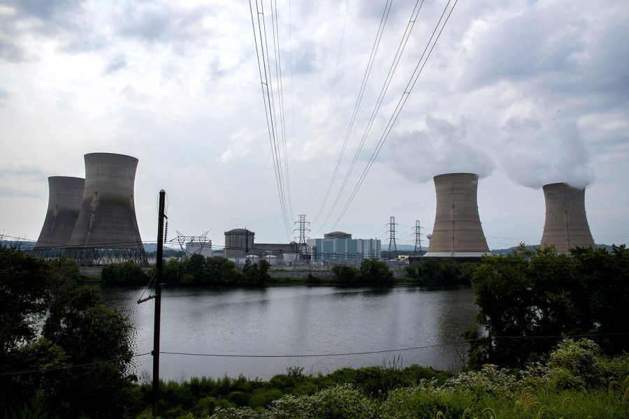 Three Mile Island (TMI) nuclear power plant complex in Middletown, Pa., on  September 5, 2017.