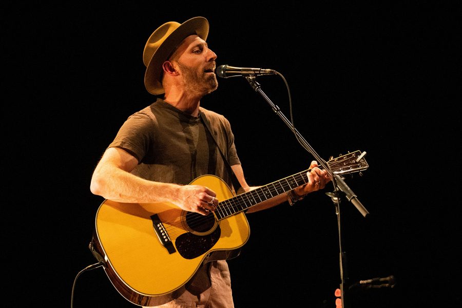 Mat Kearney performs at the Englert Theatre on Tuesday, October 15, 2019.
