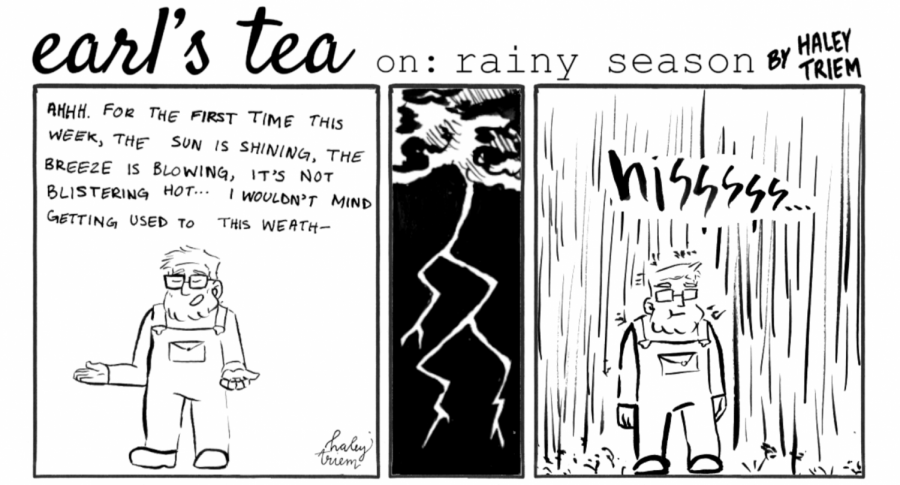 Cartoon: Earls Tea: Rainy Season
