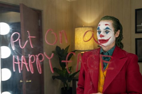 Joaquin Phoenix stars in "Joker." [Handout photo by Niko Tavernise/Warner Bros. Pictures]