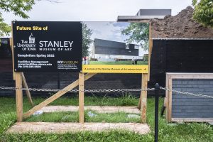 The future site of the new Stanley Art Museum is seen on Friday, August 27th, 2019. The Stanley Art museum will relocate from the Iowa Memorial Union to its own building across from the university library.