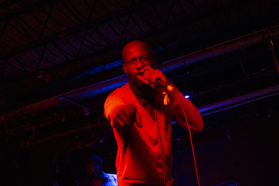 Punk rock artist Obnox and his band perform at Gabe’s on Friday, November 1st, 2019. His show was a part of the Witching Hour Festival and incorporated elements of noise rock, soul and garage. “Let freedom ring,” said Obnox. 