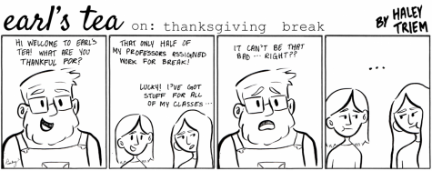 Cartoon: Earls Tea: Thanksgiving Break