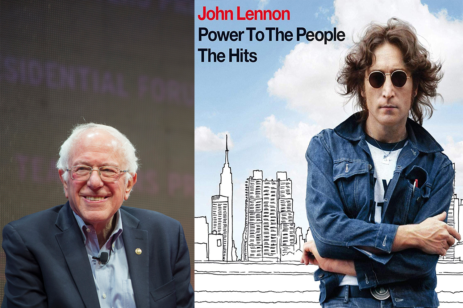 Bernie Sanders, Independent Senator from Vermont: “Power to the People” by John Lennon