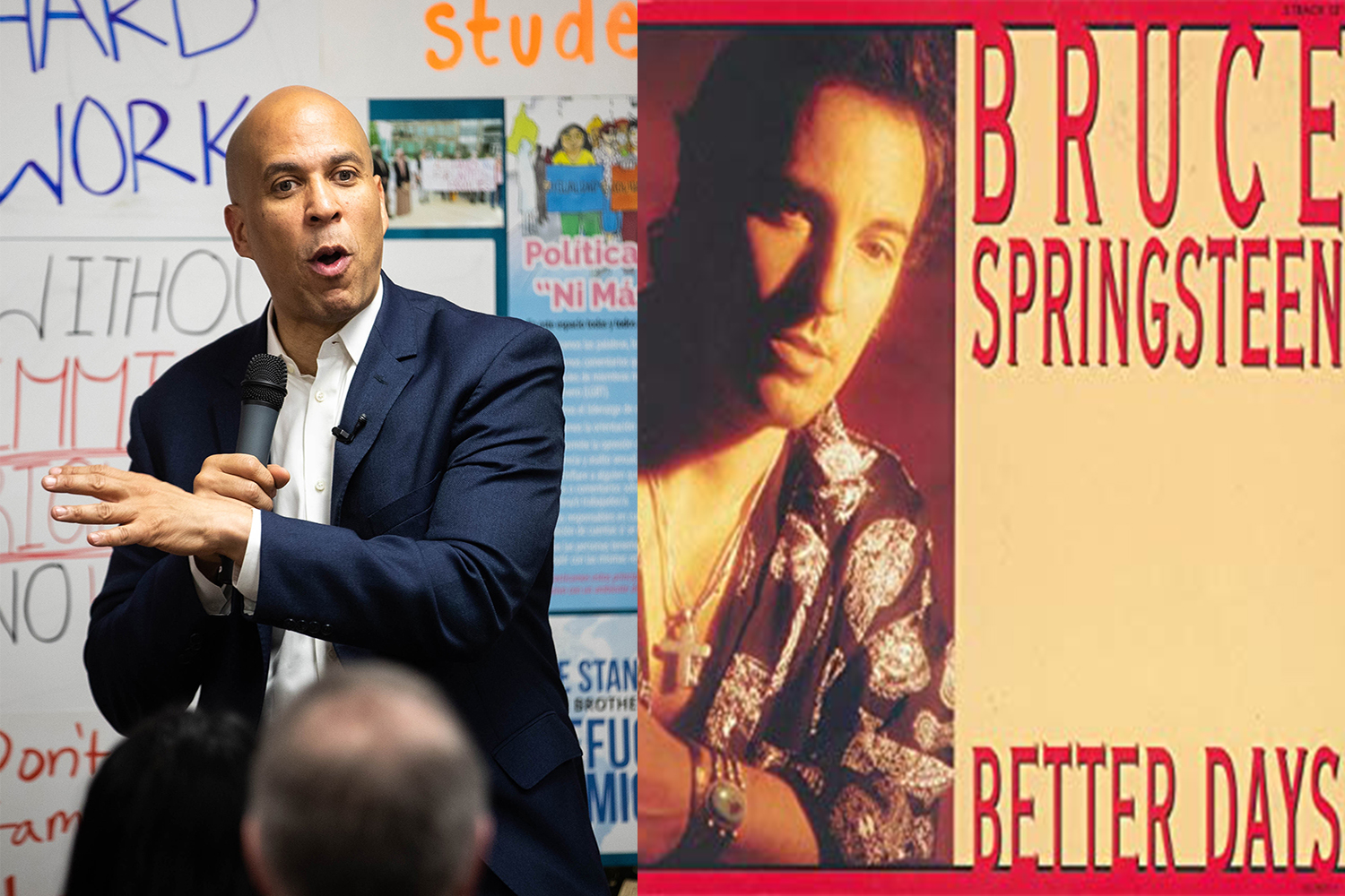 Cory Booker, Senator from New Jersey: “Better Days” by Bruce Springsteen