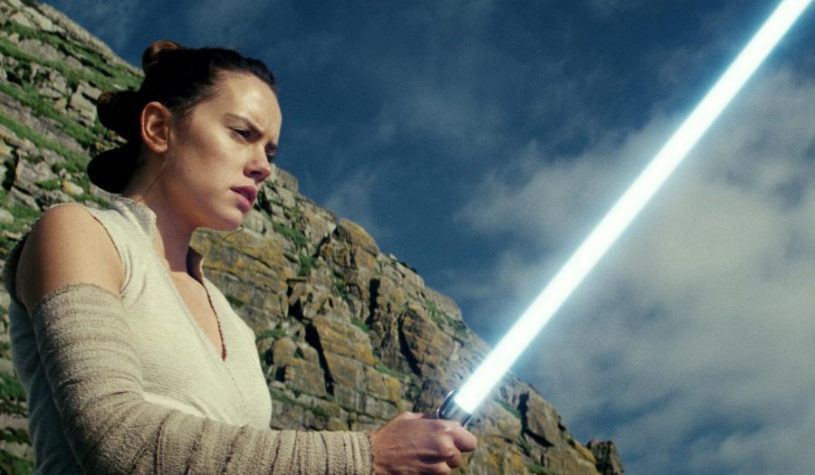 “Star Wars: The Last Jedi” begins where “The Force Awakens” left off, with Rey (Daisy Ridley) having tracked down Luke Skywalker. [Walt Disney Pictures]