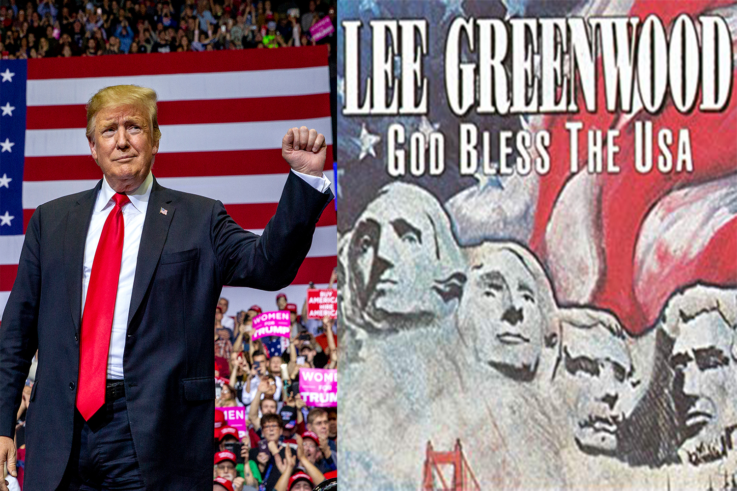 Donald Trump, President: “God Bless the U.S.A.” by Lee Greenwood