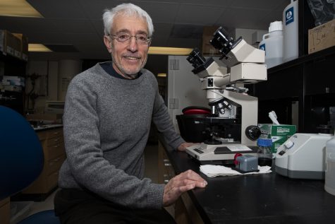 University of Iowa researcher, Stanley Perlman poses for a portrait in the Bowen Science Building on Tuesday, January 28th, 2020. Perlman along with staff at University of Iowa Hospitals & Clinics have implemented precautions following reports that a new coronavirus has been found in the United States. 