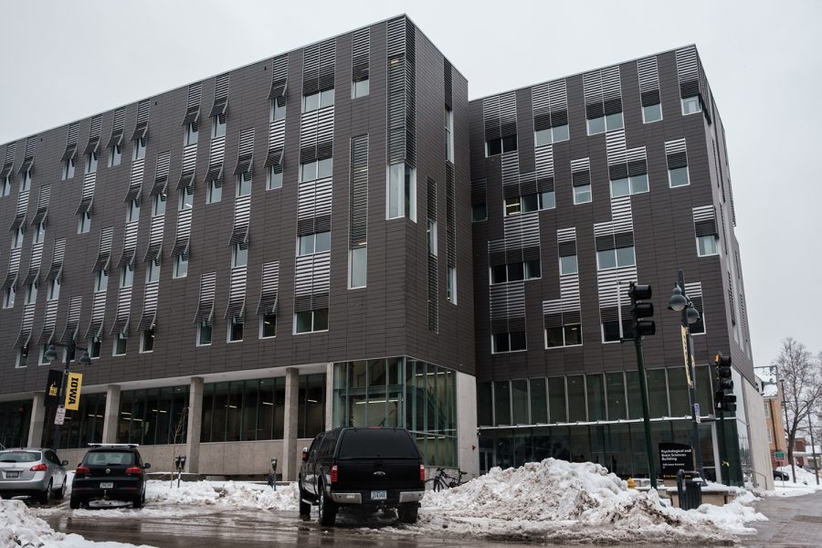 The Psychological and Brain Sciences building is seen on Friday, January 24, 2020.