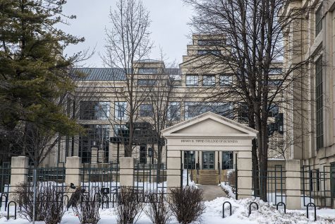 The Tippie College of Business is seen on Monday, January 27th, 2020.
