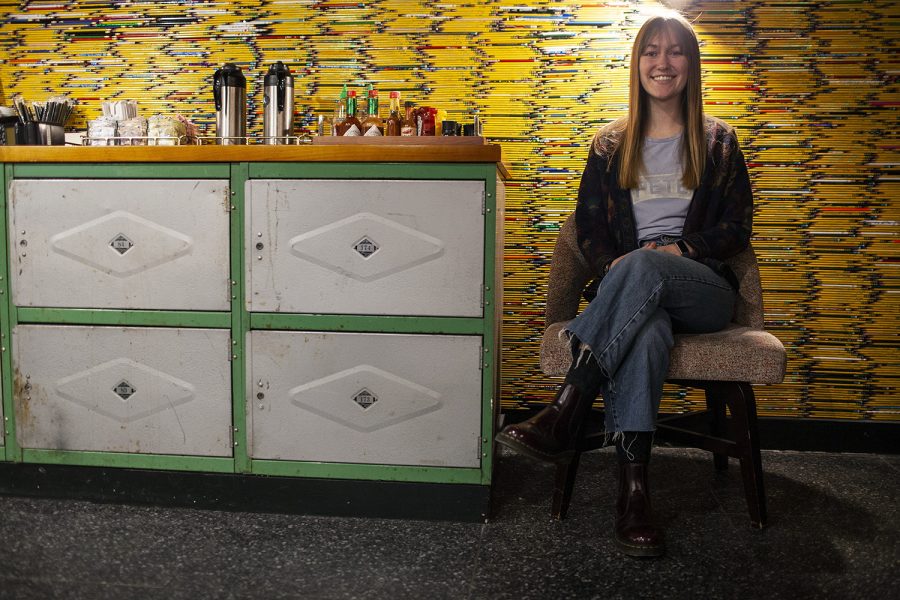 Isabelle te Duits poses for a portrait in Poindexter Coffee on Jan. 24, 2020. 