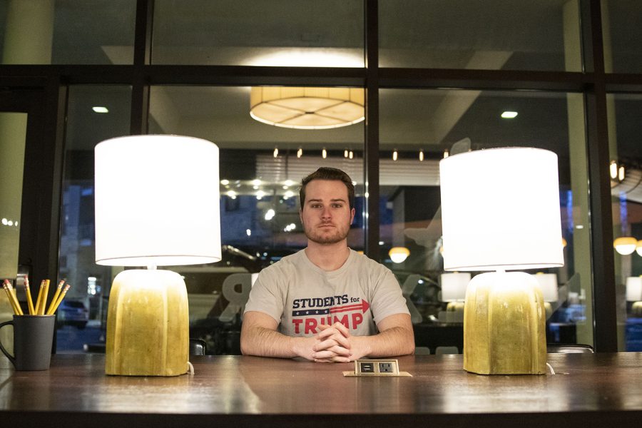 Jack Bryson poses for a portrait in Poindexter Coffee on Feb. 1, 2020.