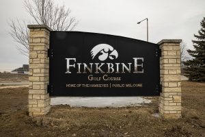 This is them main entrance to Finkbine seen on Monday, February 24, 2020.