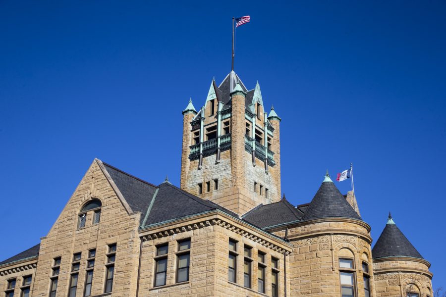 The Johnson County Courthouse is seen on March 3, 2020. 