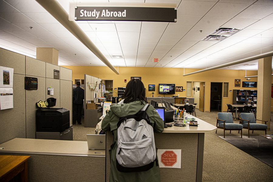The University of Iowa Study abroad office is seen on Monday, October 21st, 2019. 