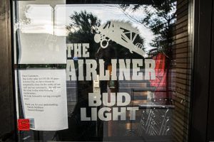 The Airliner in downtown Iowa City is seen on June 29. Local business briefly reopened after a temporary shutdown resulting from the spread of the coronavirus, but the resurgence in cases is causing another wave of shutdowns.