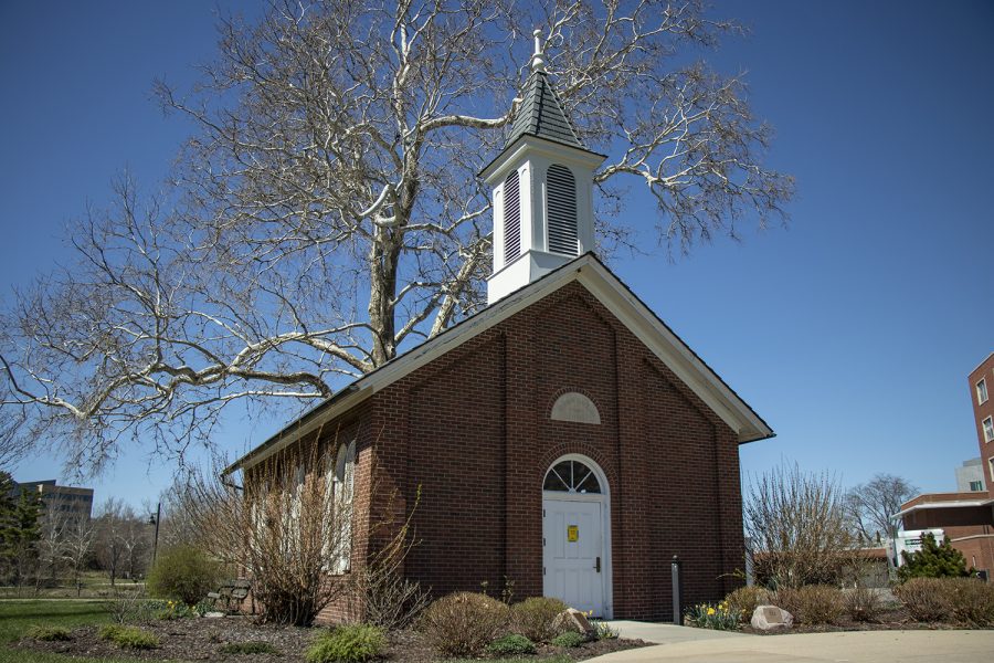 Danforth Chapel is seen on April 19, 2019. Built in 1952, the center is open for students 7 a.m.-5 p.m. Monday through Friday for students.