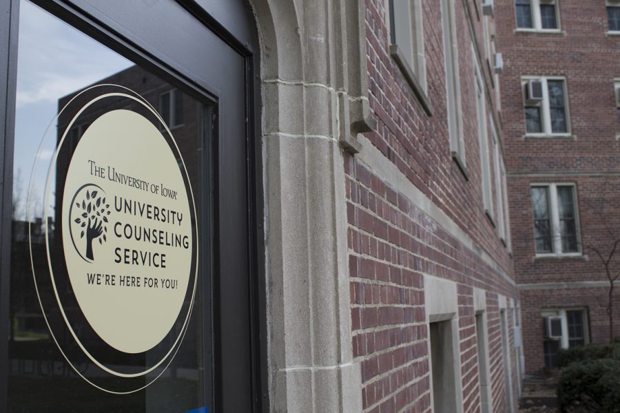 The University Counseling Service is seen on April 16, 2019.