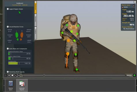 Santos is a customizable, physics-based, biomechanically accurate virtual human that can measure how humans would respond while completing various tasks in different environments.(Contributed/University of Iowa Institute of Technology)