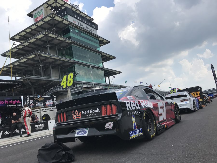 A photo of NASCAR driver Joey Gase's No. 51 car. The Cedar Rapids native will be competing in the 'Be a Hero 30' event at Hawkeye Downs on July 24. Contributed.