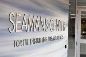 The Seamans Center is seen on Tuesday, August 25th, 2020. The engineering department recently was approved for a grant that allows the department to study the effects of off-campus learning on students.