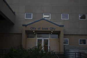 City of Iowa City Town Hall is seen on Tuesday, October 20, 2020. 