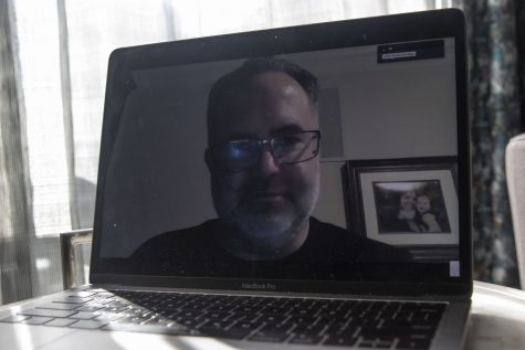 Dave Mastio, Deputy Editorial Page Editor for USA Today, poses for a zoom portrait from his home in Virginia on Monday, Nov. 2, 2020. Mastio is a University of Iow alum.  