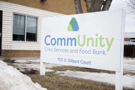 The CommUnity Crisis Services and Food Bank is seen on Tuesday, March 12, 2019. Formerly known as the Crisis Center of Johnson County, the food bank rebranded in order to emphasize the importance of community. 