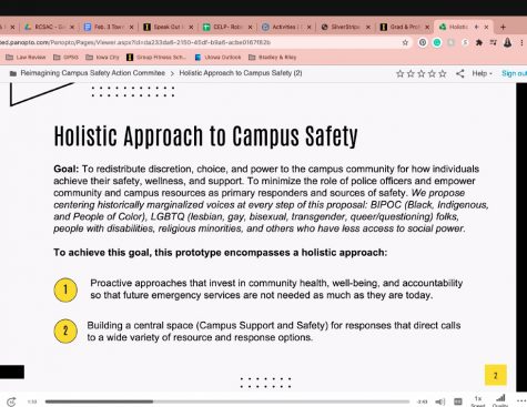 Reimagining Campus Safety committee holds first town hall, unveils three prototypes for changing campus safety