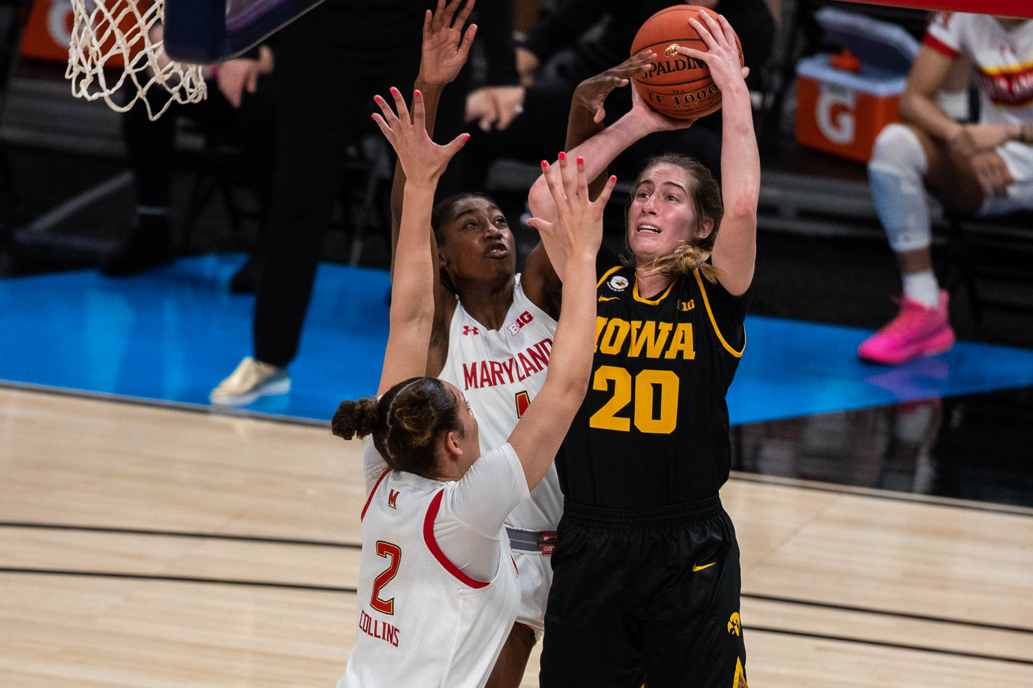 Photos: Big Ten Women’s Basketball Tournament Finals: Iowa Vs. Maryland ...