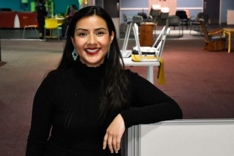 Marlen Mendoza, the founder of Colectivo de Mujeres en Negocios, the Collective of Women in Business, poses for a portrait at Open Heartland on Thursday, March 11, 2021.