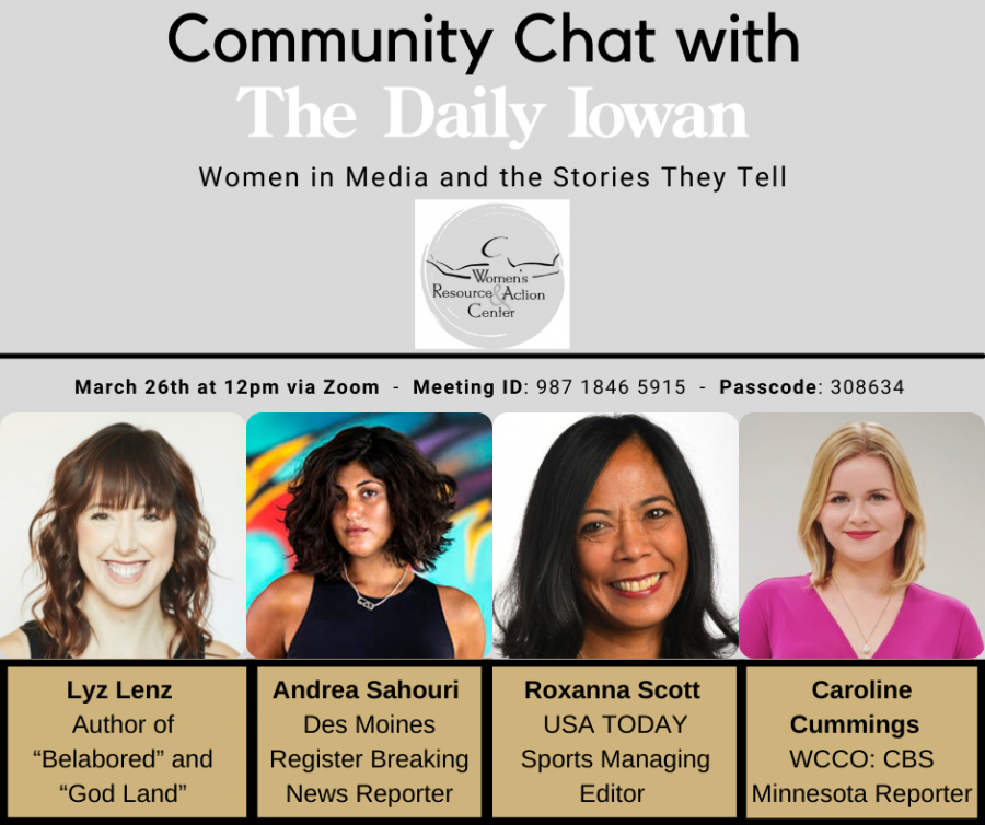 The Daily Iowan Community Chat: Women in the media and the stories they tell