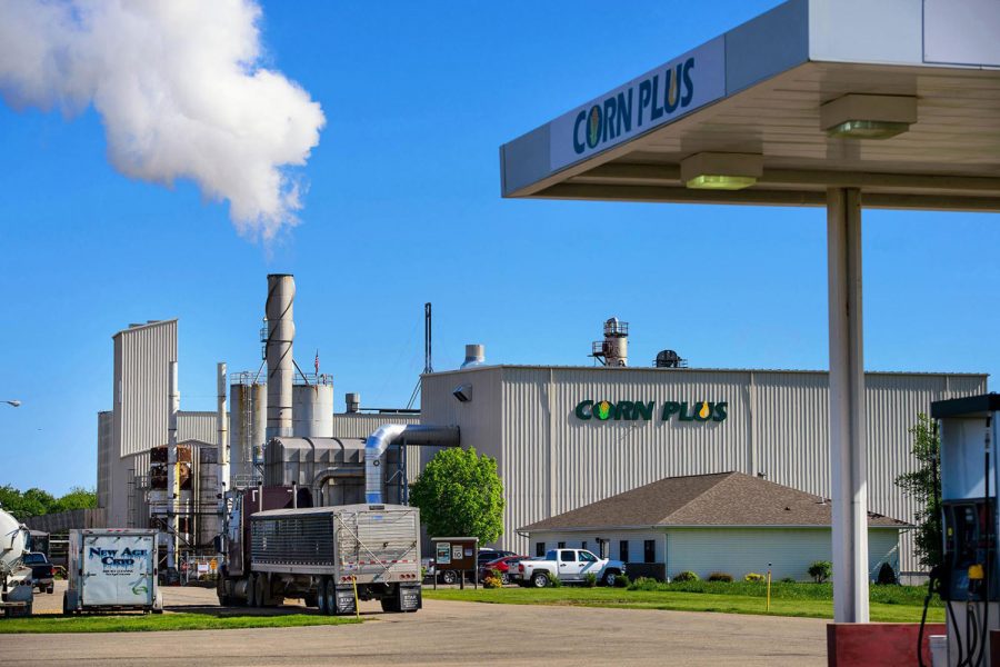 A file image of the Corn Plus ethanol plant on May 22, 2015, in Winnebago, Minnesota.