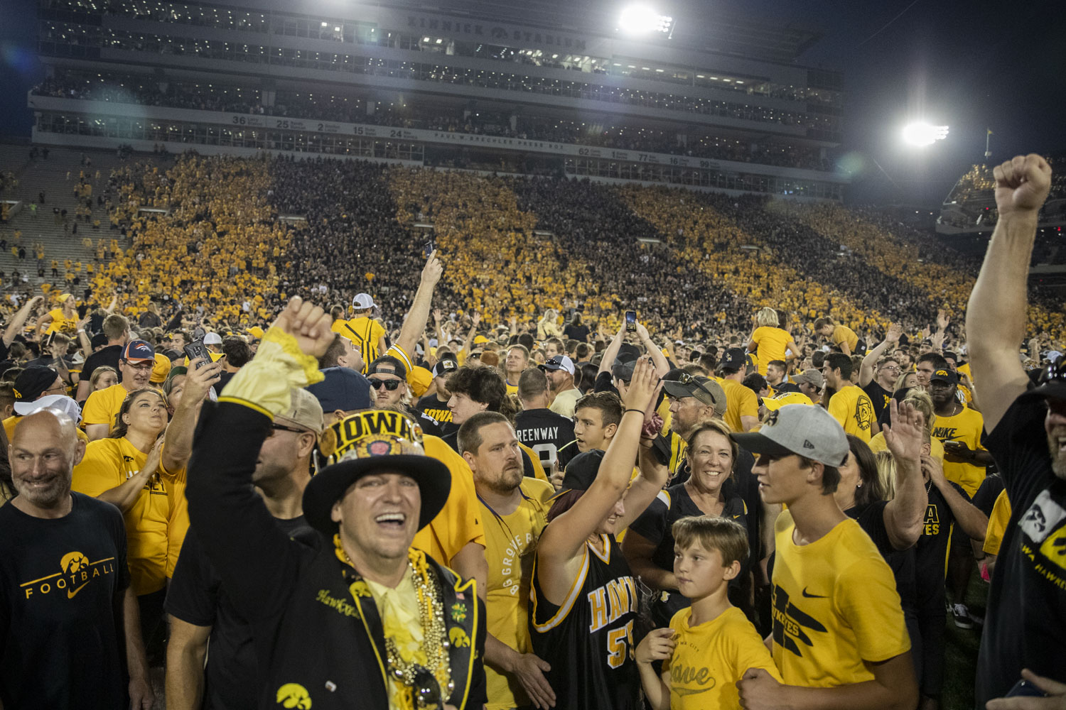 Watch Iowa Fans Storm The Field After Hawkeyes Defeat Nittany Lions