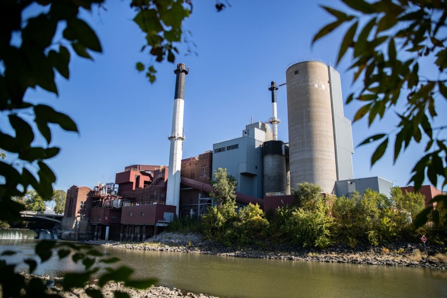 The University of Iowa Power Plant as seen on Tuesday, Oct. 19, 2021. 