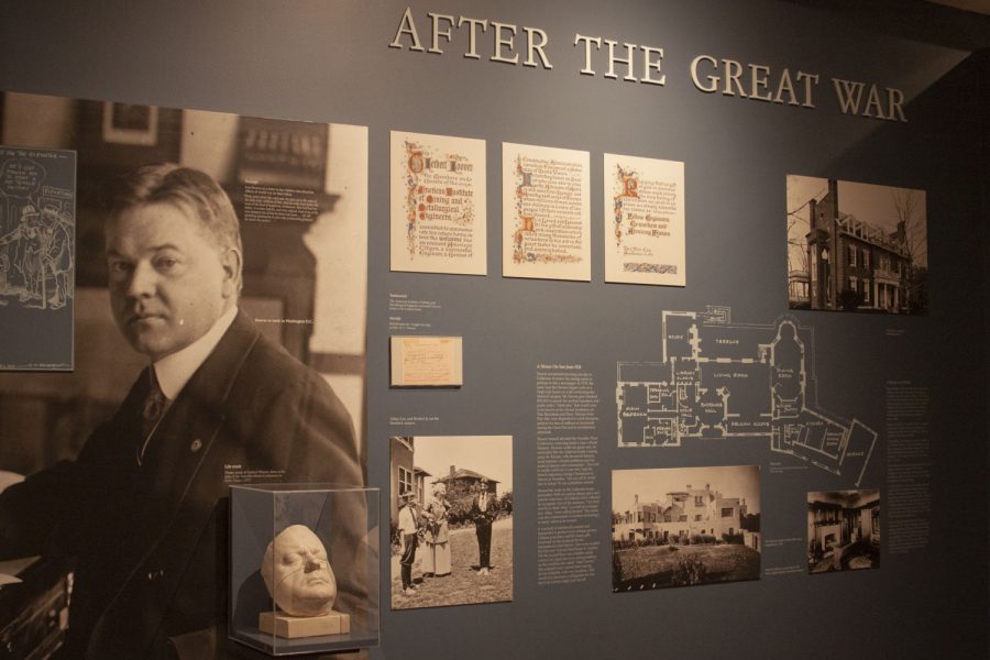 The Years of Compassion - After the Great War 1914-1923 exhibit at the Herbert Hoover Presidential Library and Museum on Oct. 29, 2021. (Dimia Burrell/The Daily Iowan)