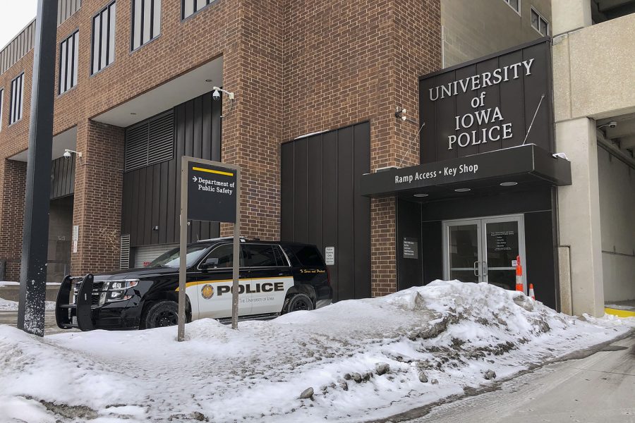 The+University+of+Iowa+Police+Station+is+seen+on+Monday%2C+Feb.+15%2C+2021.+