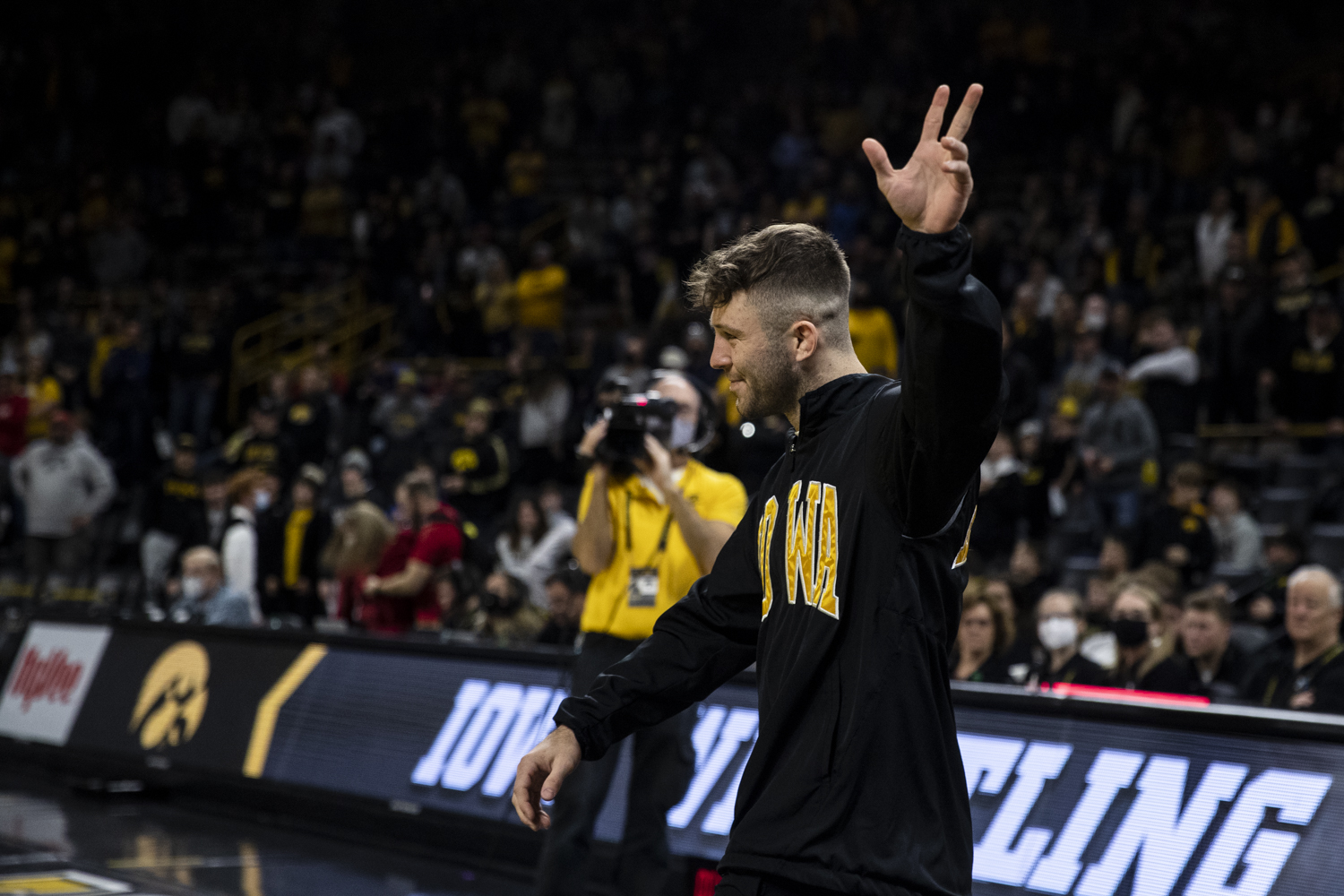 Photos: No. 2 Iowa Wrestling Vs. No. 9 Wisconsin - The Daily Iowan