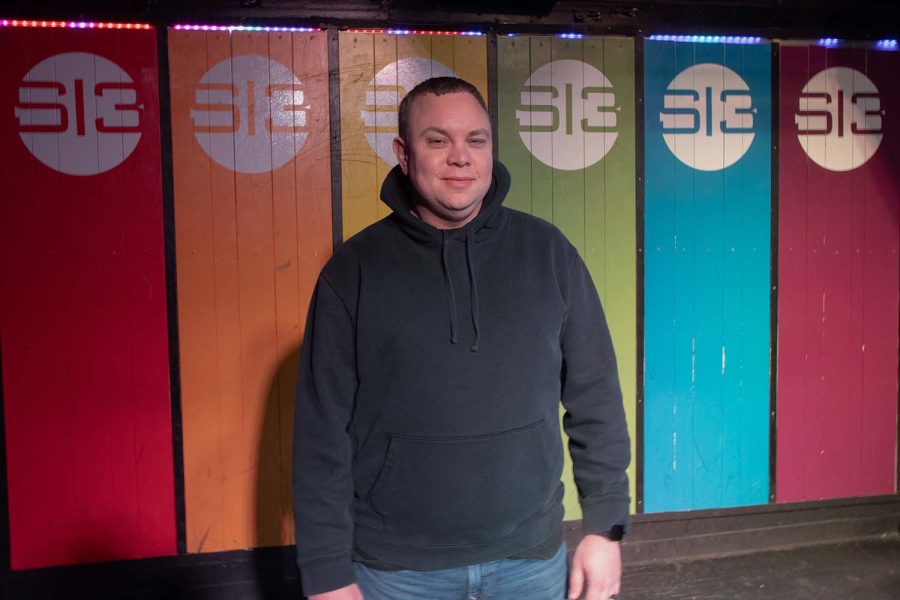 Chief Executive Officer of Corridor Entertainment Group Jason Zeman poses for a portrait at Studio 13 in downtown Iowa City on Thursday, Feb. 3, 2022. 