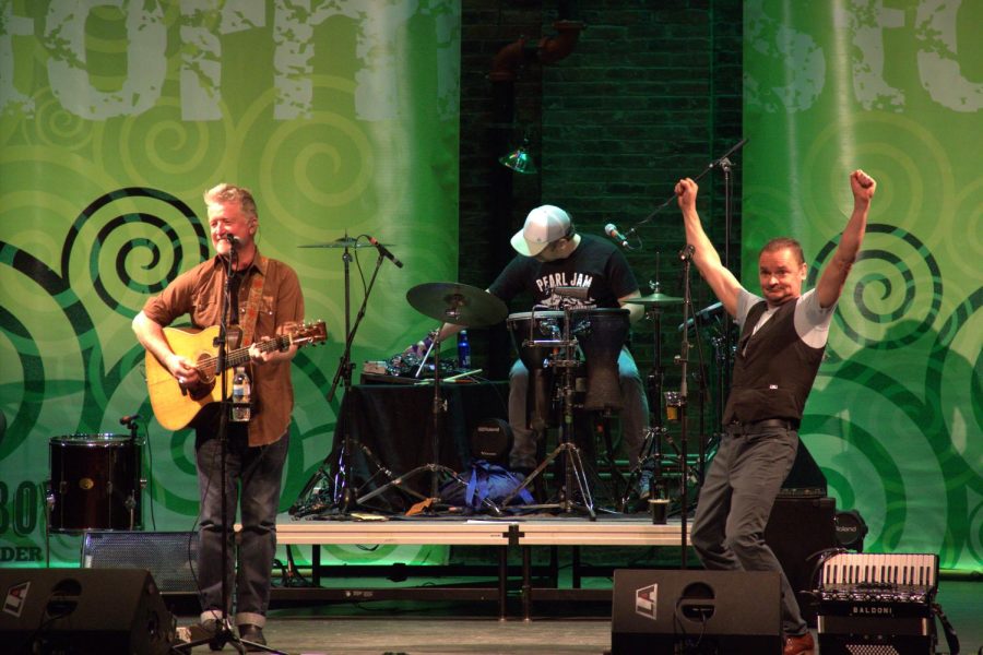 Gaelic Storm gets the Englert riled up for Saint Patricks Day on Tuesday, March 8.